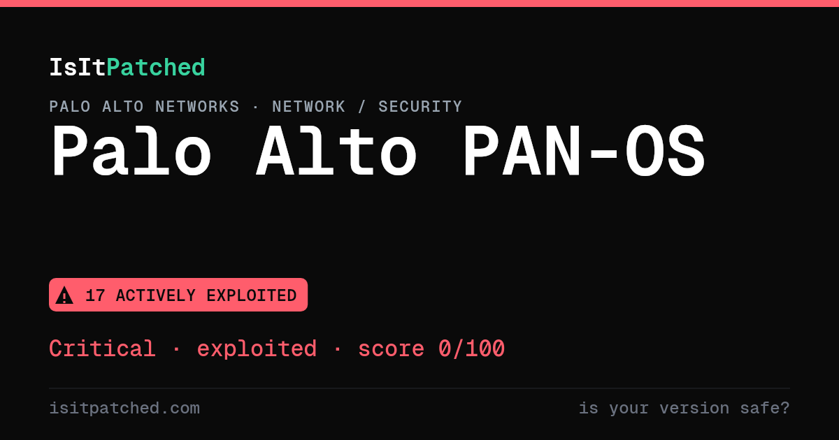 How to patch Palo Alto PAN-OS — update to the latest secure version ...